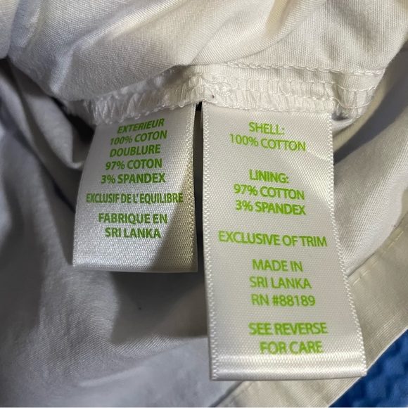 Lilly Pulitzer Skort Skirt - Bay‎ Blue Nautical Starfish - Picture 9 of 9